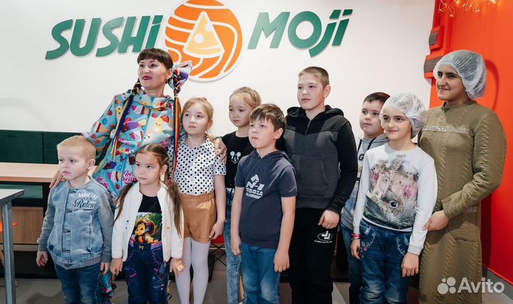 Франшиза пиццерий Sushi Moji с высоким доходом