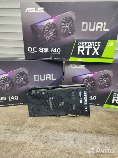 Видеокарта GeForce RTX 3070 asus dual-RTX3070-O8G