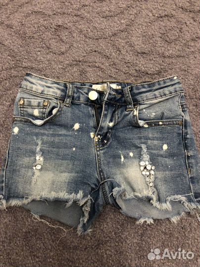 Шорты джинсовые