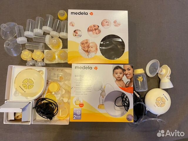 Молокоотсос medela swing flex электрический