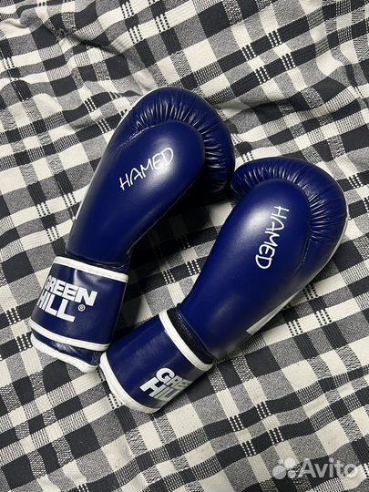 Боксерские перчатки green hill