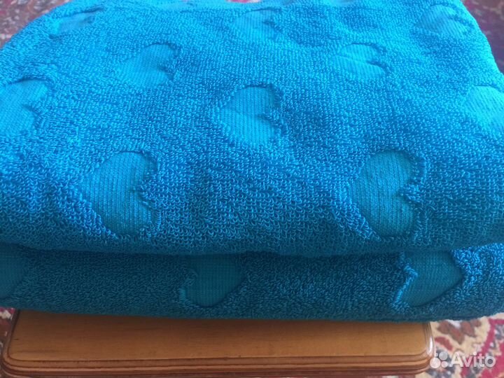Новые махровые банные полотенца