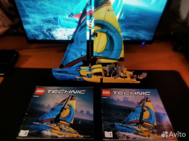 Lego Technic 42074 яхта оригинал