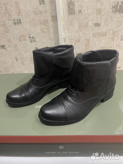 Ботильоны натуральная кожа новые