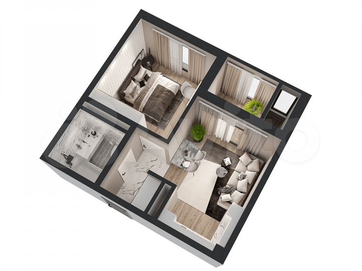 1-к. квартира, 36,2 м², 5/18 эт.