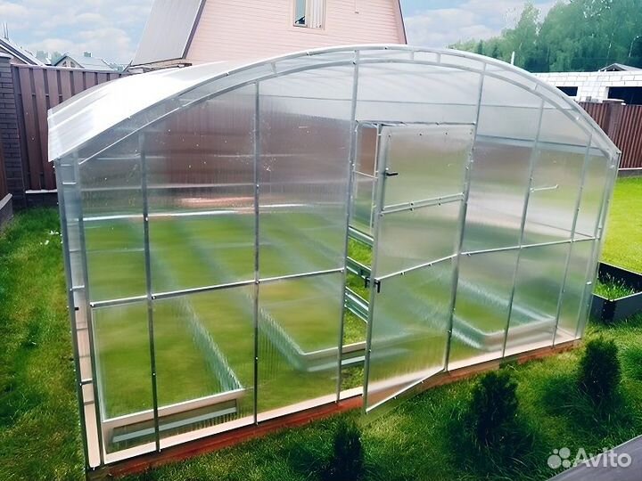 Теплица 4 на 6 из поликарбоната