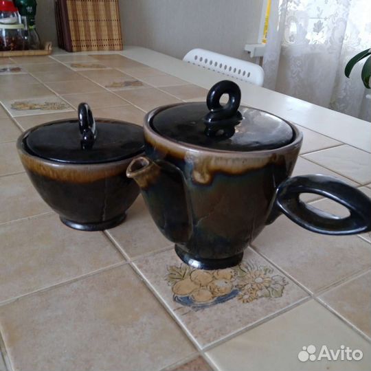 Кофейный набор СССР гжель