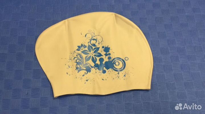 Шапочка для плавания Ronin H383-3 силикон серая