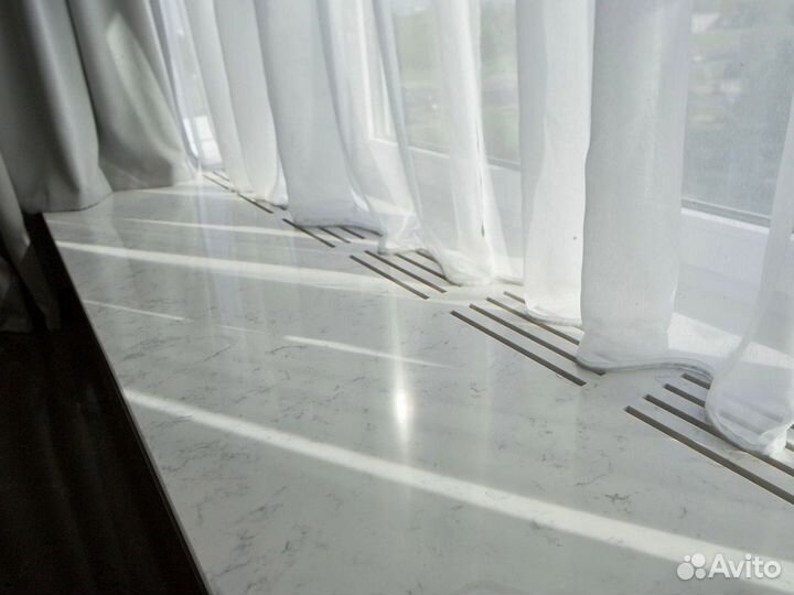 Подоконник из кварца Беленко