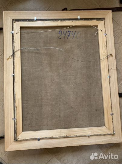 Портрет Сталина. Холст, масло