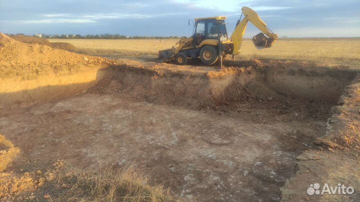 Услуги экскаватор погрузчика jcb