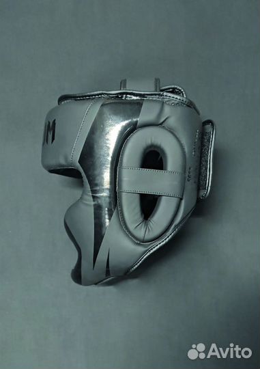 Шлем боксерский Venum Pu Black