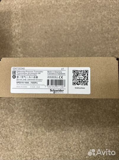 Датчик давления воздуха дифф SPD310-100.7000 Па