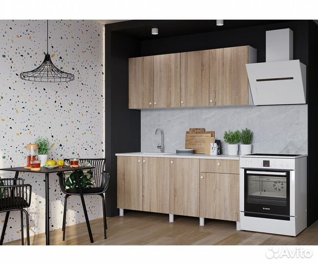 Кухонный гарнитур 170 см Сонома