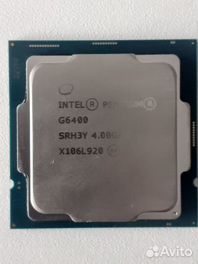 Процессор LGA1200 Pentium Gold G6400