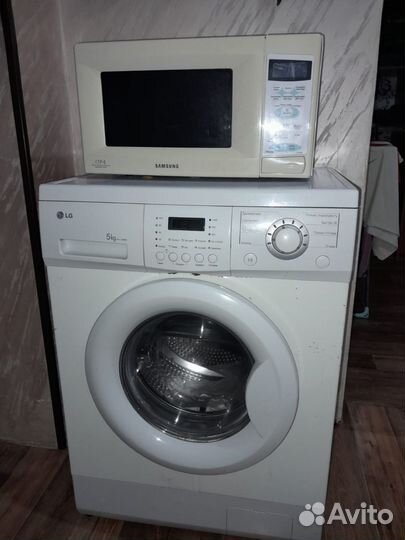 Стиральная машина и микроволновка на запчасти