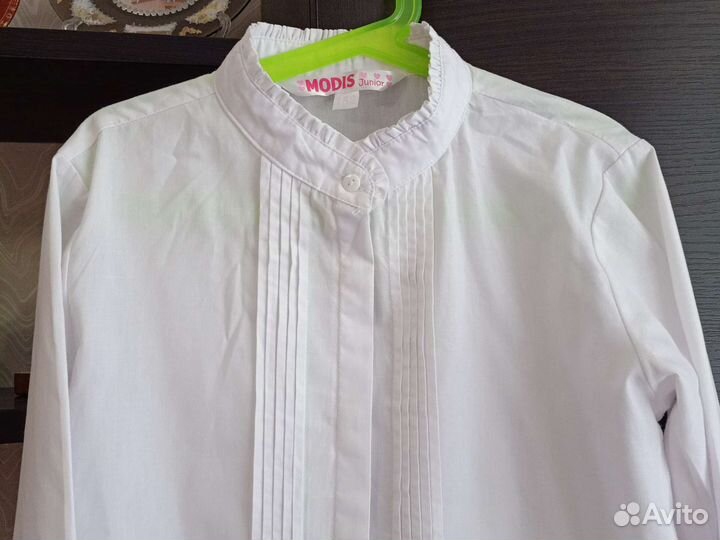 Блузка белая школьная