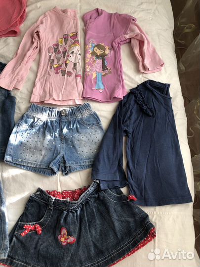 Вещи пакетом для девочки 80-86(15шт)