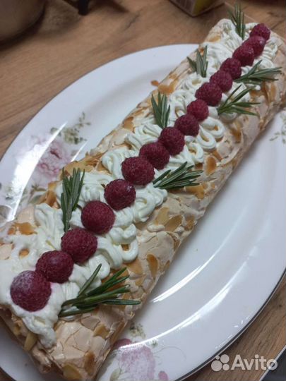 Меренговый рулет