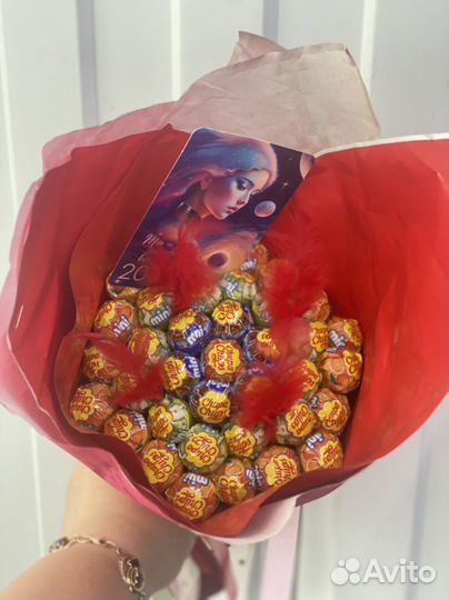 Букеты из чупа чупсов