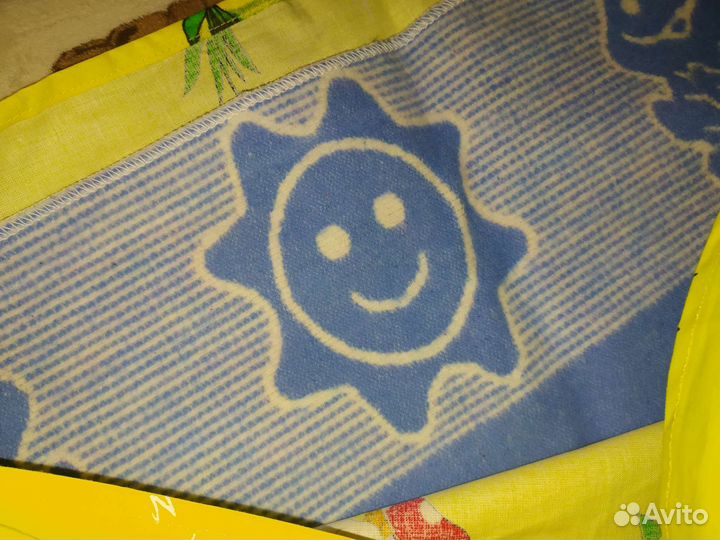 Одеяло байковое детское новое