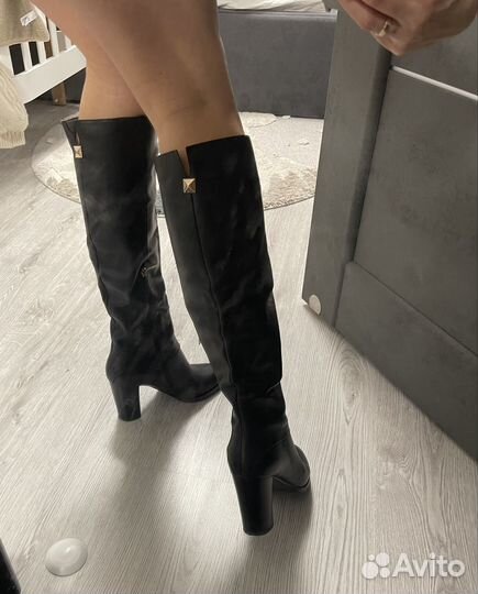 Сапоги женские натуральная кожа Basconi