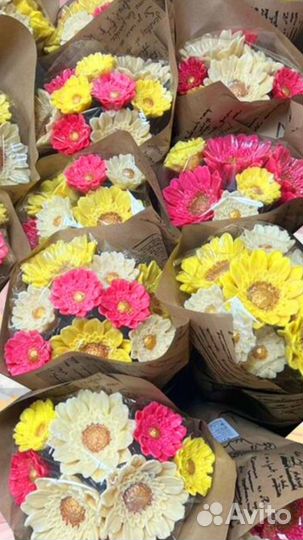 Букеты Цветы из шоколада Розы Герберы Тюльпаны