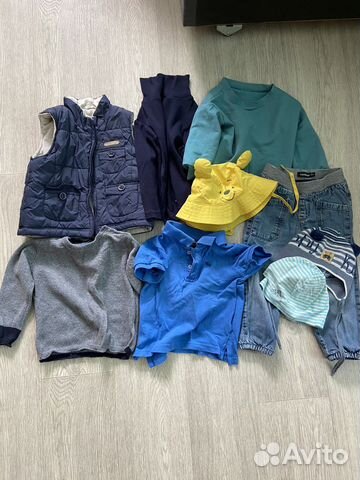 Детские вещи коробкой