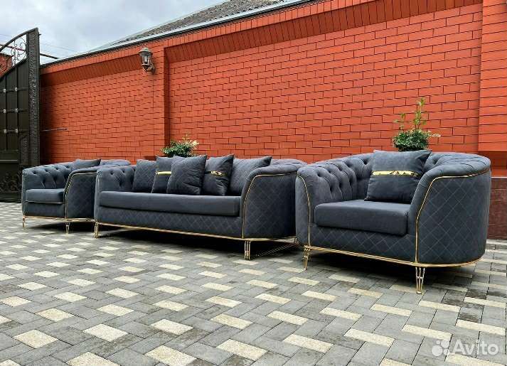 Диван и 2 кресла