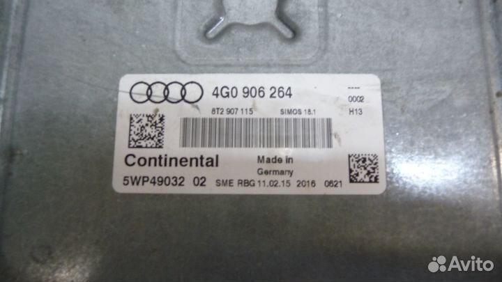 Эбу двс Ауди А6 С7 1.8