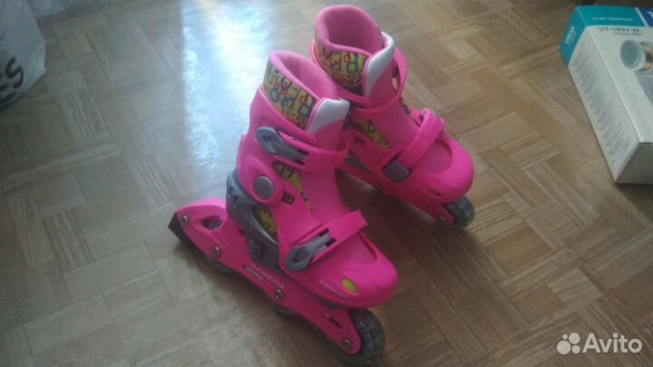 Роликовые коньки детские раздвижные