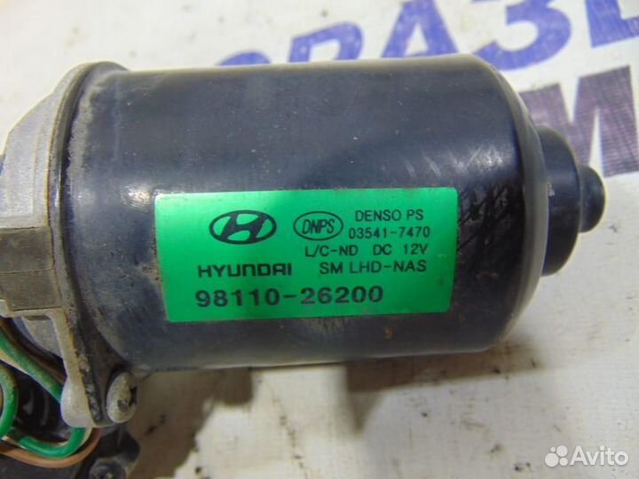 Моторчик стеклоочистителя передний для Hyundai San