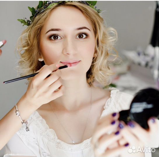 Визажист макияж причёска брови свадебный