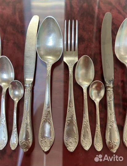 Набор столовых приборов мельхиор зиш СССР