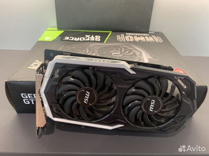 Msi GTX 1660 ti Armor OC 6gb на гарантии