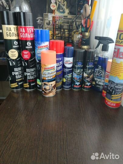 Набор полиролей для пластика Plak