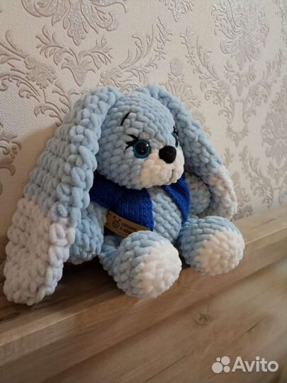 Мягкая игрушка заяц ручная работа