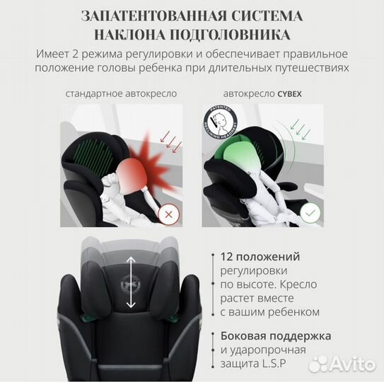 Автокресло Cybex Solution S-Fix