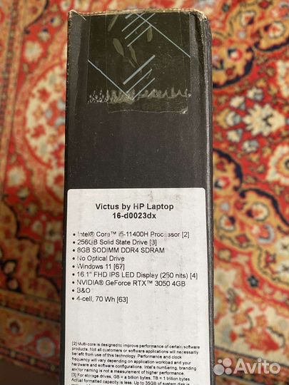 Мощный ноутбук Victus by HP Laptop 16-d0023dx