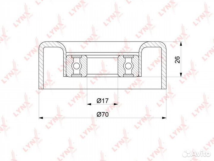 Ролик натяжной приводного ремня