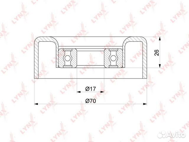 Ролик натяжной приводного ремня