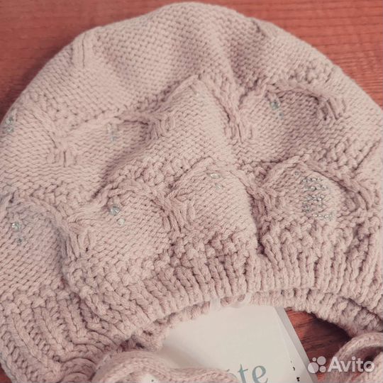 Шапка для девочки весенняя осенняя 44-46,46-48