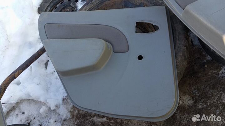 Дверные карты renault logan 1