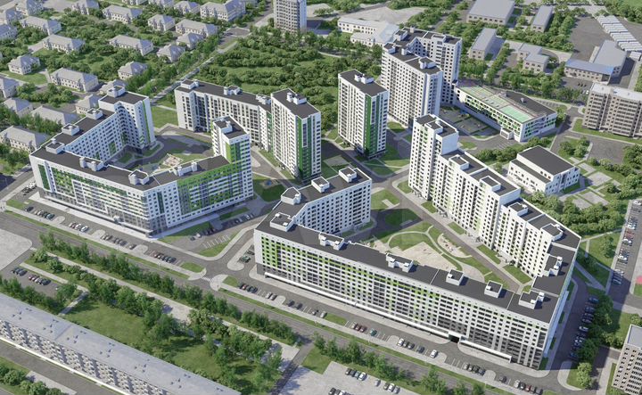 2-к. квартира, 53,2 м², 7/16 эт.