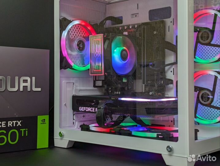 Игровой пк i5 12400 + RTX 4060 Ti новый + гарантия