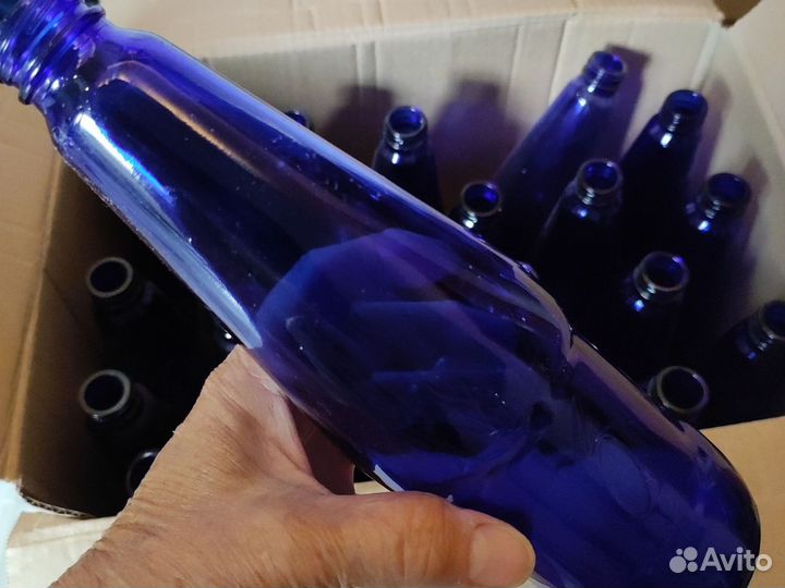 Синие бутылки