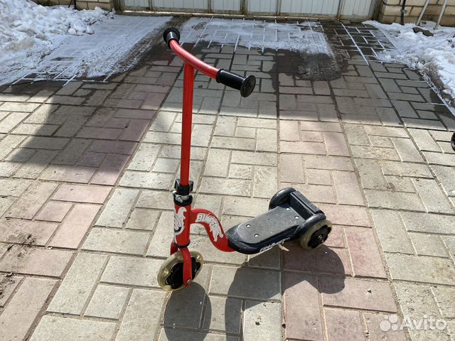 Самокат детский трехколесный бу