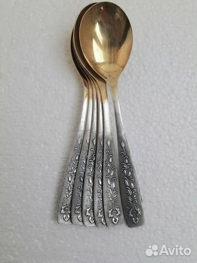 Набор мельхиоровых столовых ложек СССР