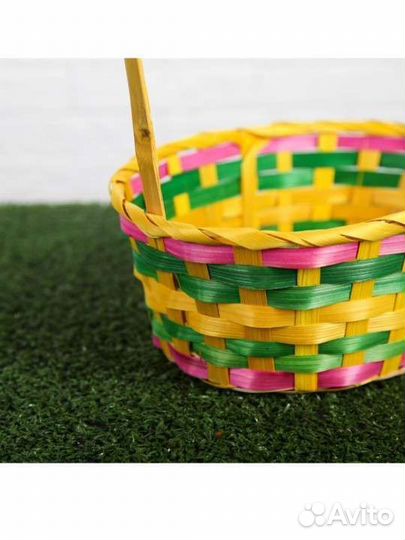 Корзина плетеная, бамбук