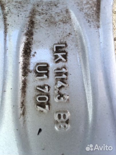 Литой диск Toyota Verso R17. Комплект